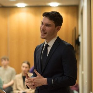 Photo of Sam Foster, the 2024 student editor of the Maori Law Review